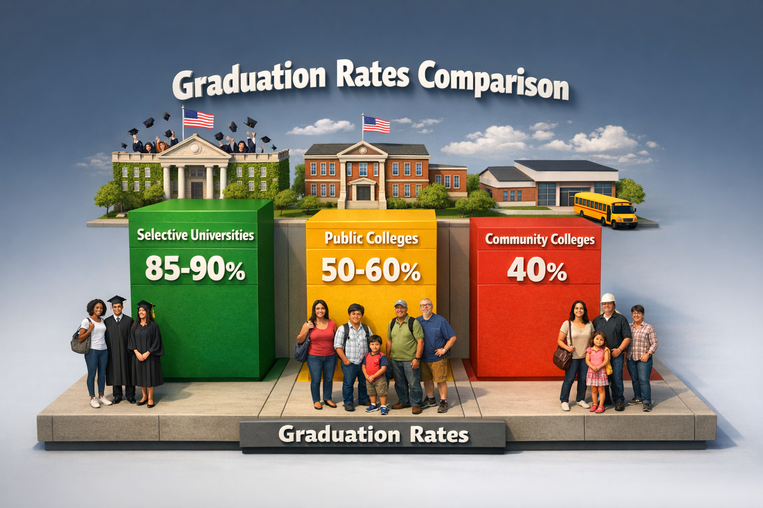 comparing graduation rates across universities