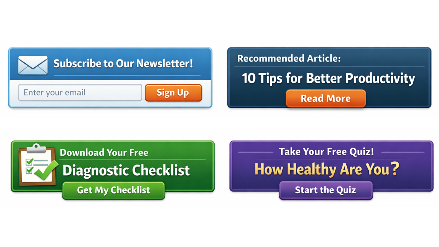 The right CTA depends entirely on where your reader sits in their journey. Mismatched CTAs kill conversions.