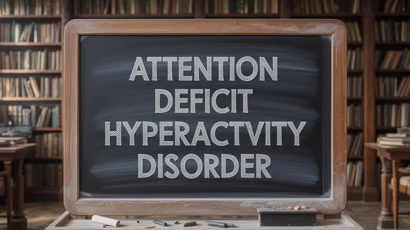 ADHD on a blackboard