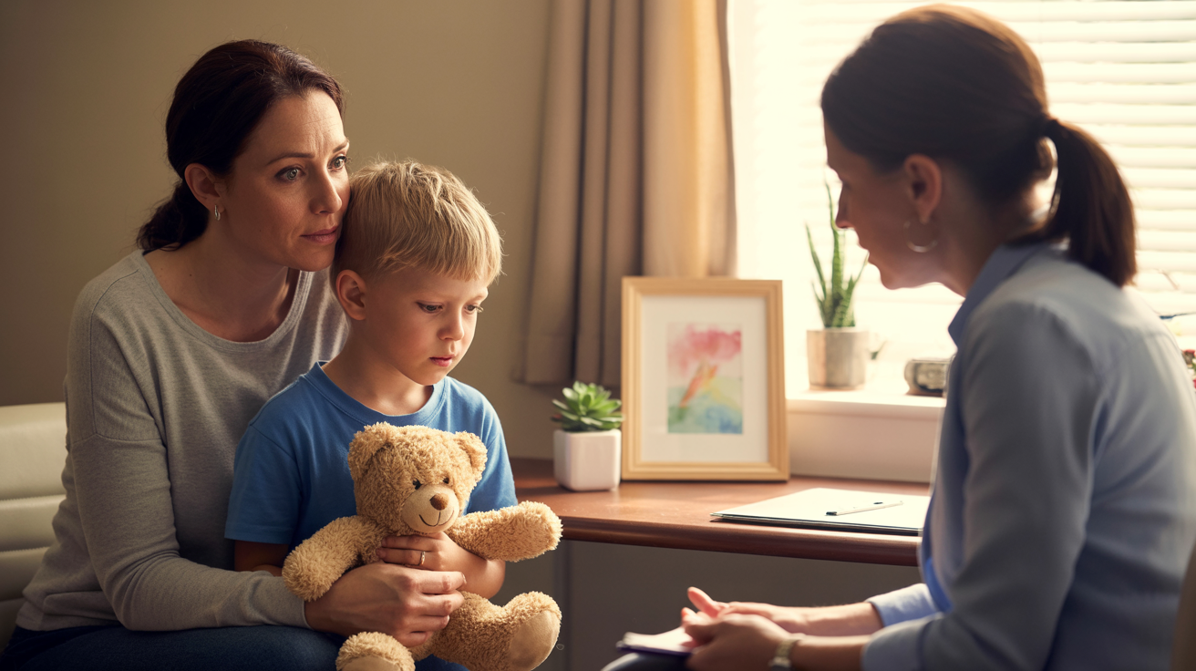 Mum With Son and Doctor