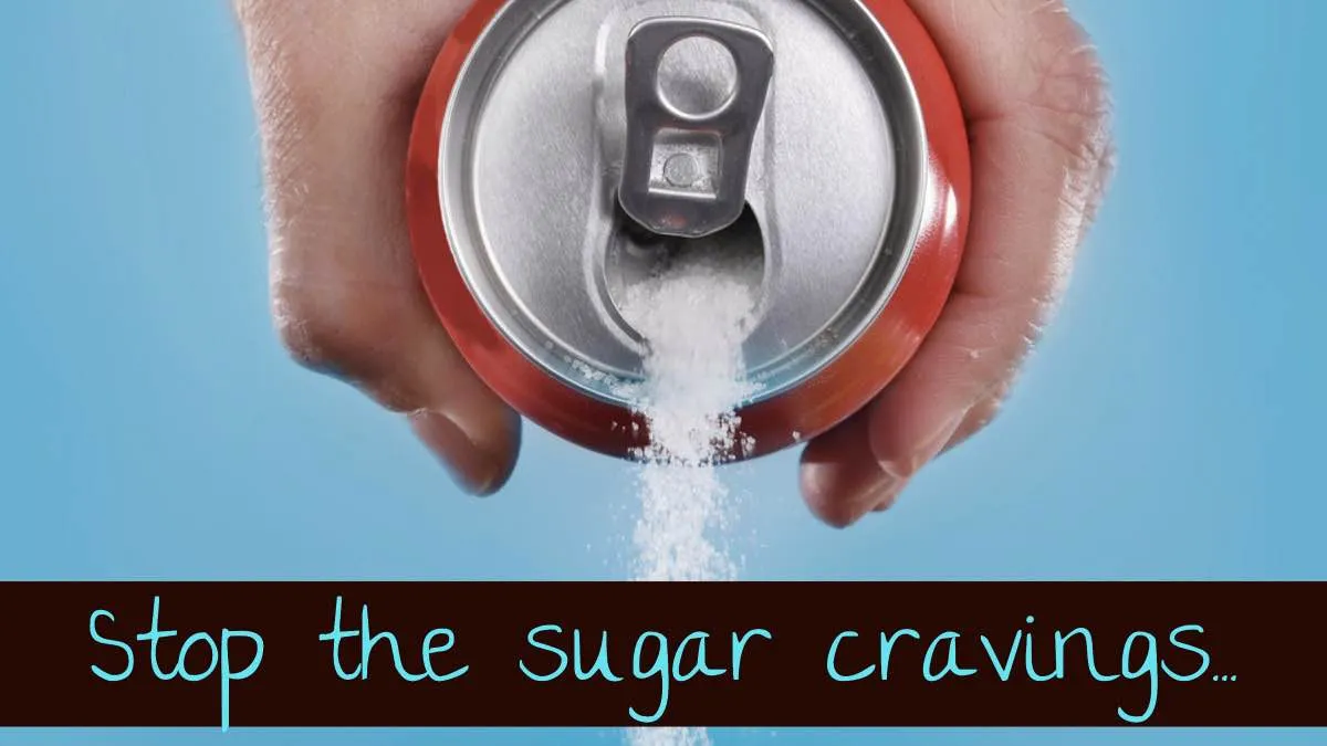 Sugar pouring out of a can