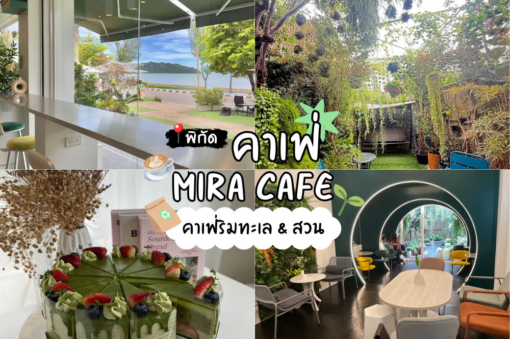พิกัดหวานฉ่ำ 'Mira Cafe' คาเฟ่ริมทะเล & สวนสวยใจกลางประจวบฯ มุมถ่ายรูปเพียบ