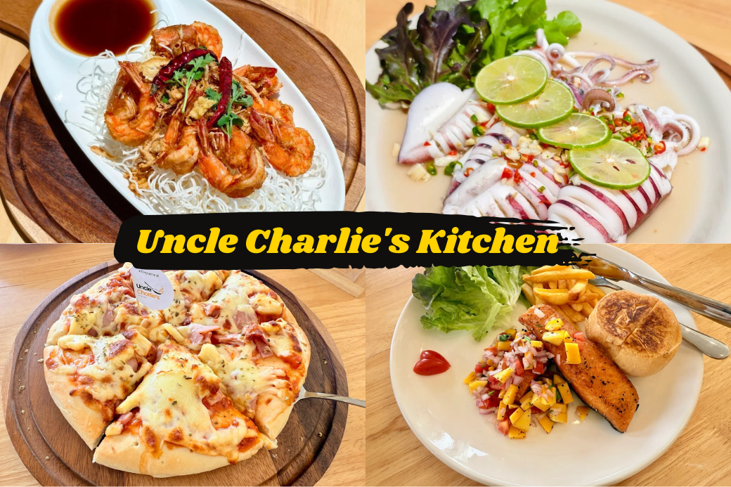 ภาพเมนูรองที่น่าทาน เช่น เบอร์เกอร์ชิ้นใหญ่ หรือพาสต้าซอสเข้มข้น