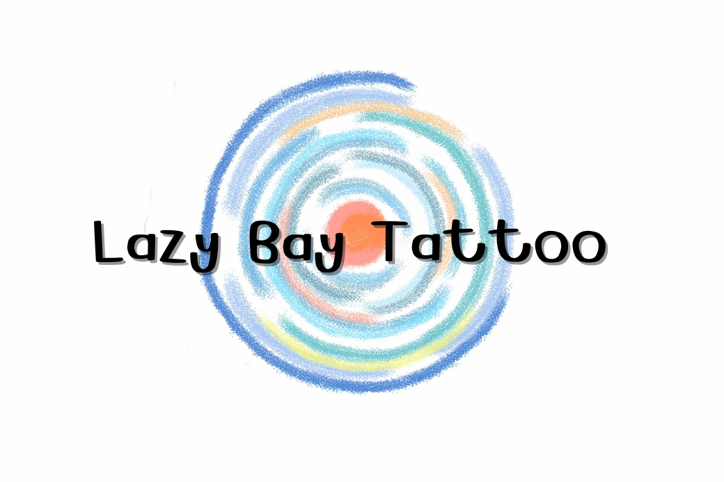 ป้ายชื่อ Lazy Bay Tattoo สตูดิโอสักในอำเภอเมืองประจวบคีรีขันธ์