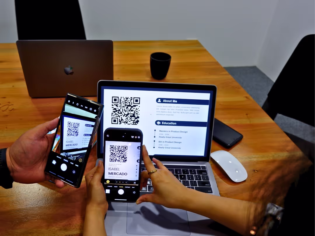 Modern mobile phone showcasing a carousel UI of Online+ app with social, chat, and wallet interfaces.