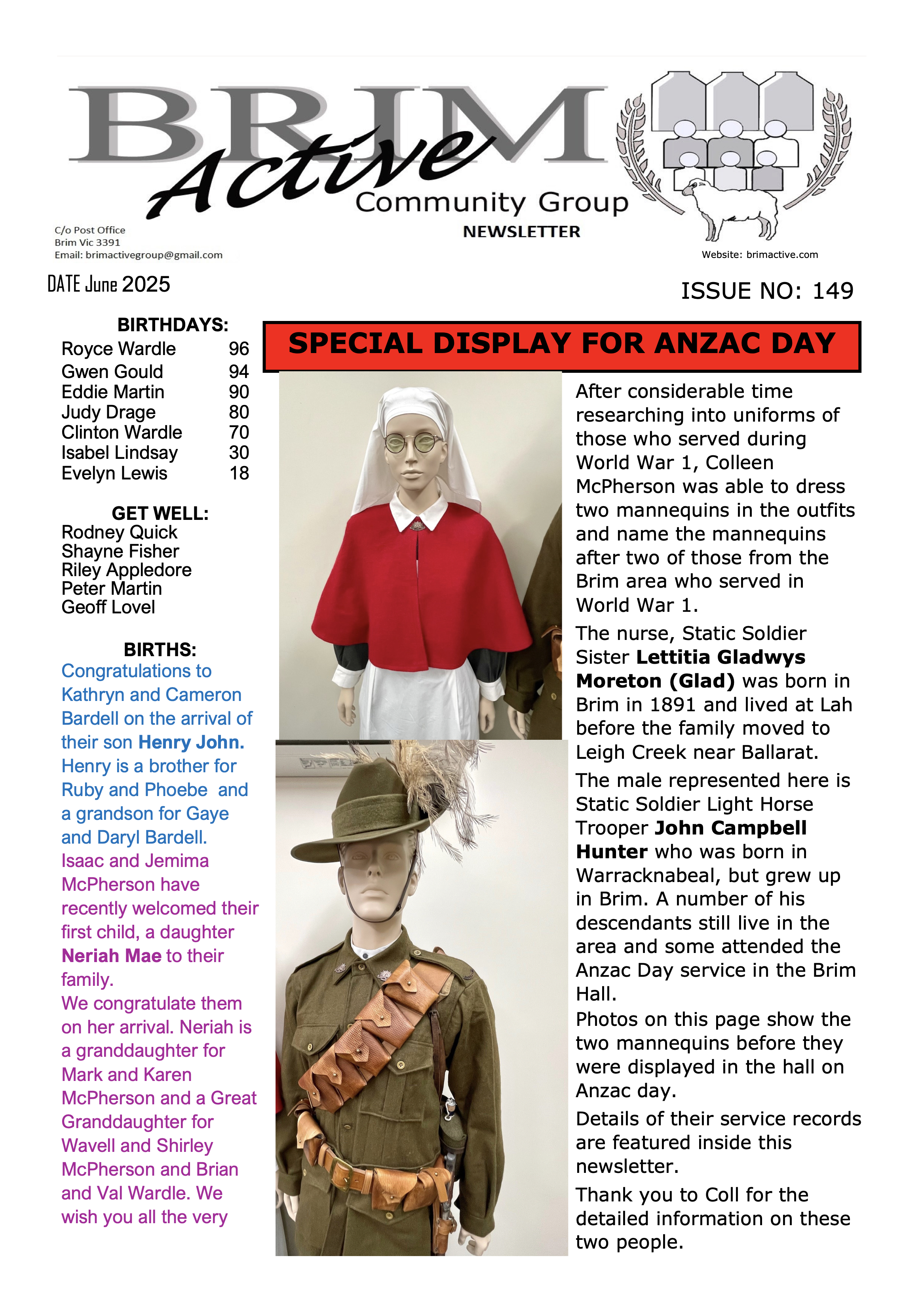 Brim Active Newsletter June 2025
