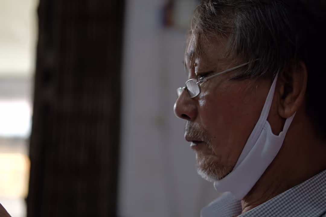 Humorous illustration of former Philippine President Duterte wearing samurai armor