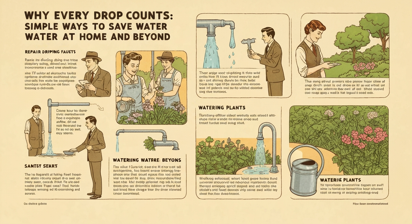 Why Every Drop Counts: Simple Ways to Save Water at Home and Beyond