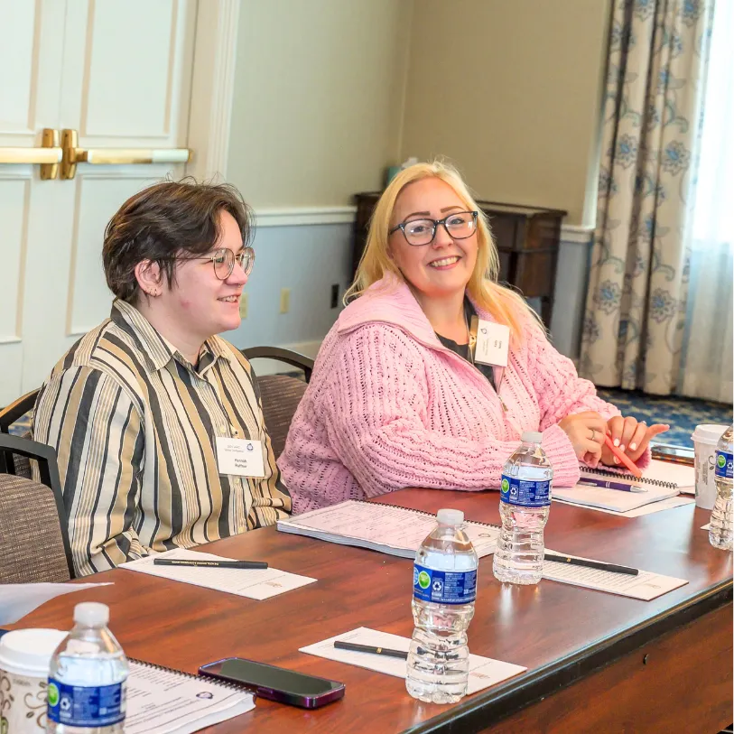 A VAHC speaker presenting at an event