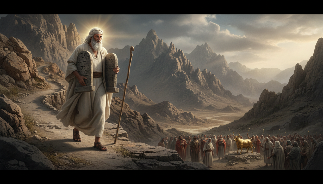 moses and the 10 commandments