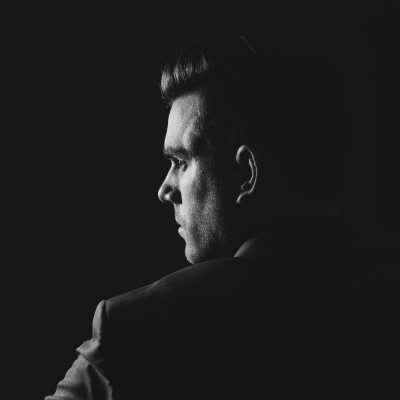 Man Looking side ways