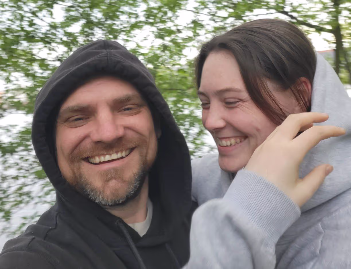 Konrad and Caro in Belgium