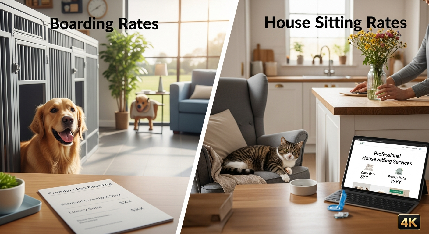 pet boarding vs house sitting