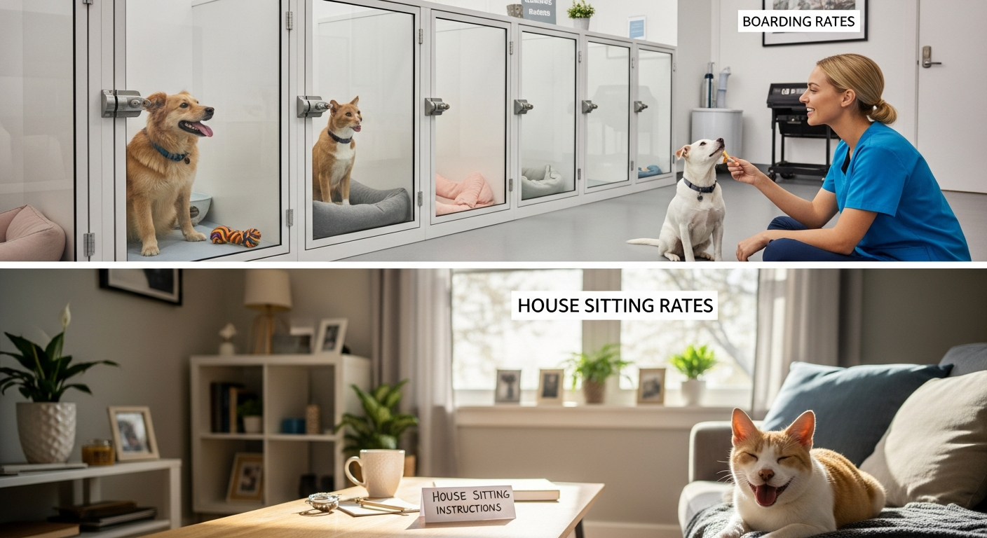 Pet Boarding vs House Sitting Pet Boarding vs House Sitting