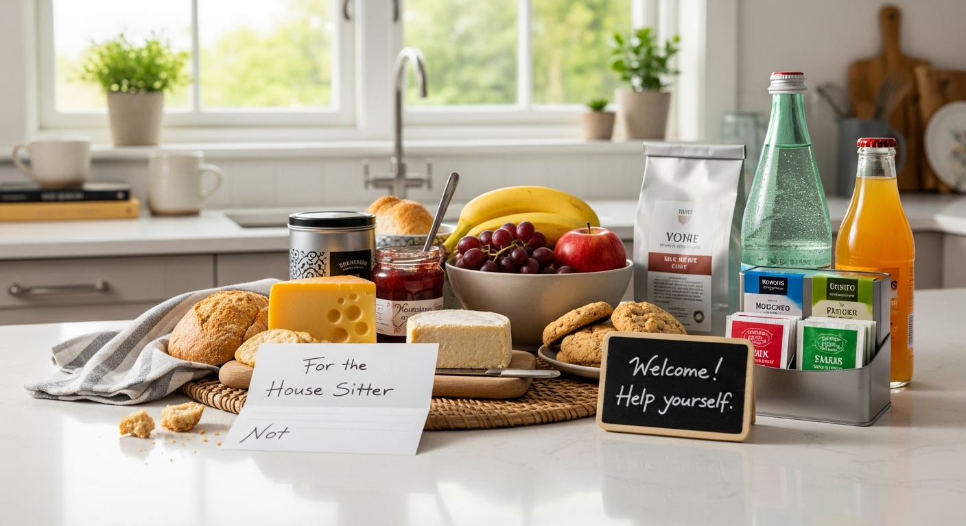What food to leave for the house sitter What food to leave for the house sitter