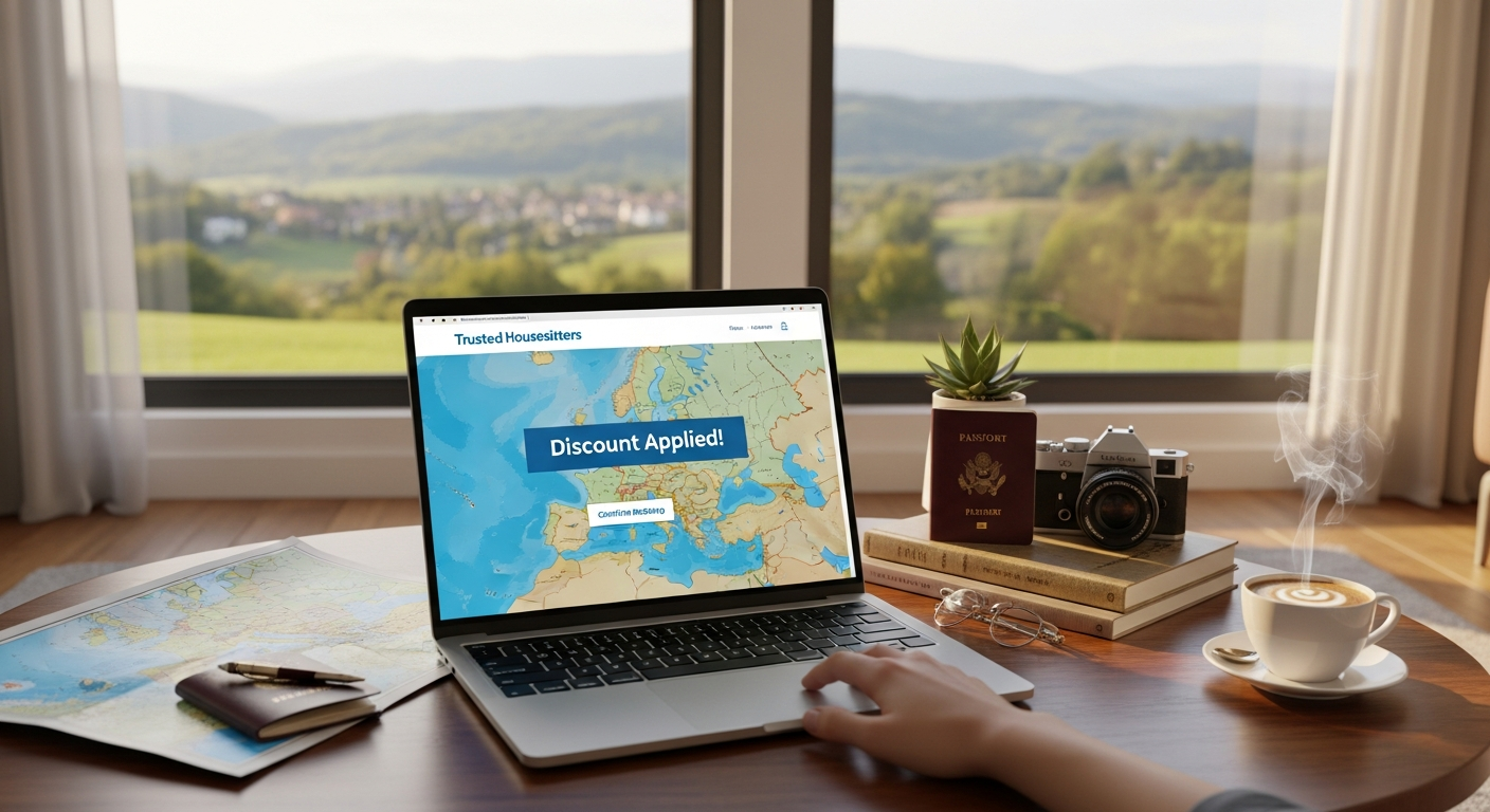 Discount code for Trusted house sitters