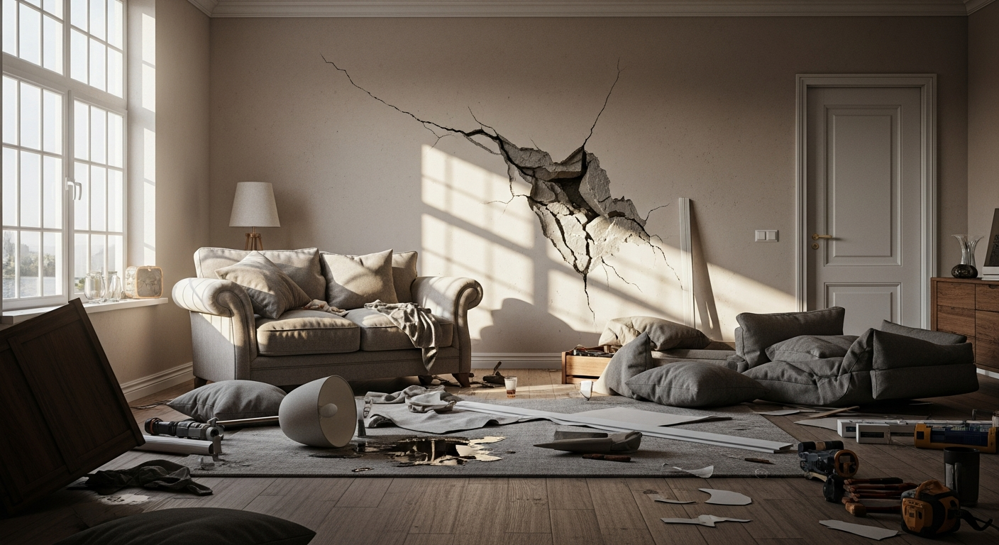 damaging property during a house sit