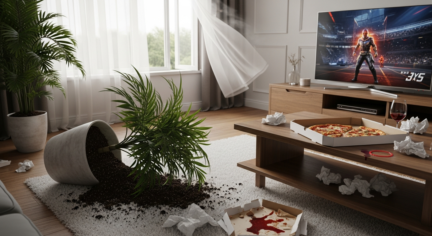 What not to do when house sitting