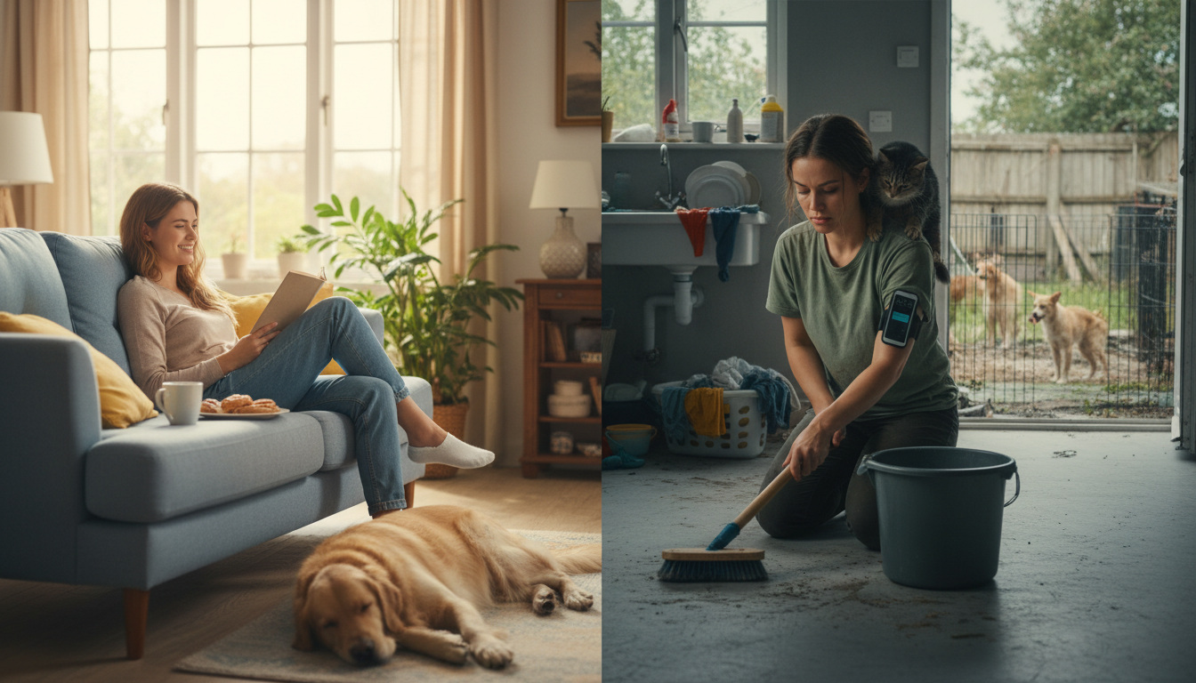 Difference Between House Sitting and Unpaid Labor