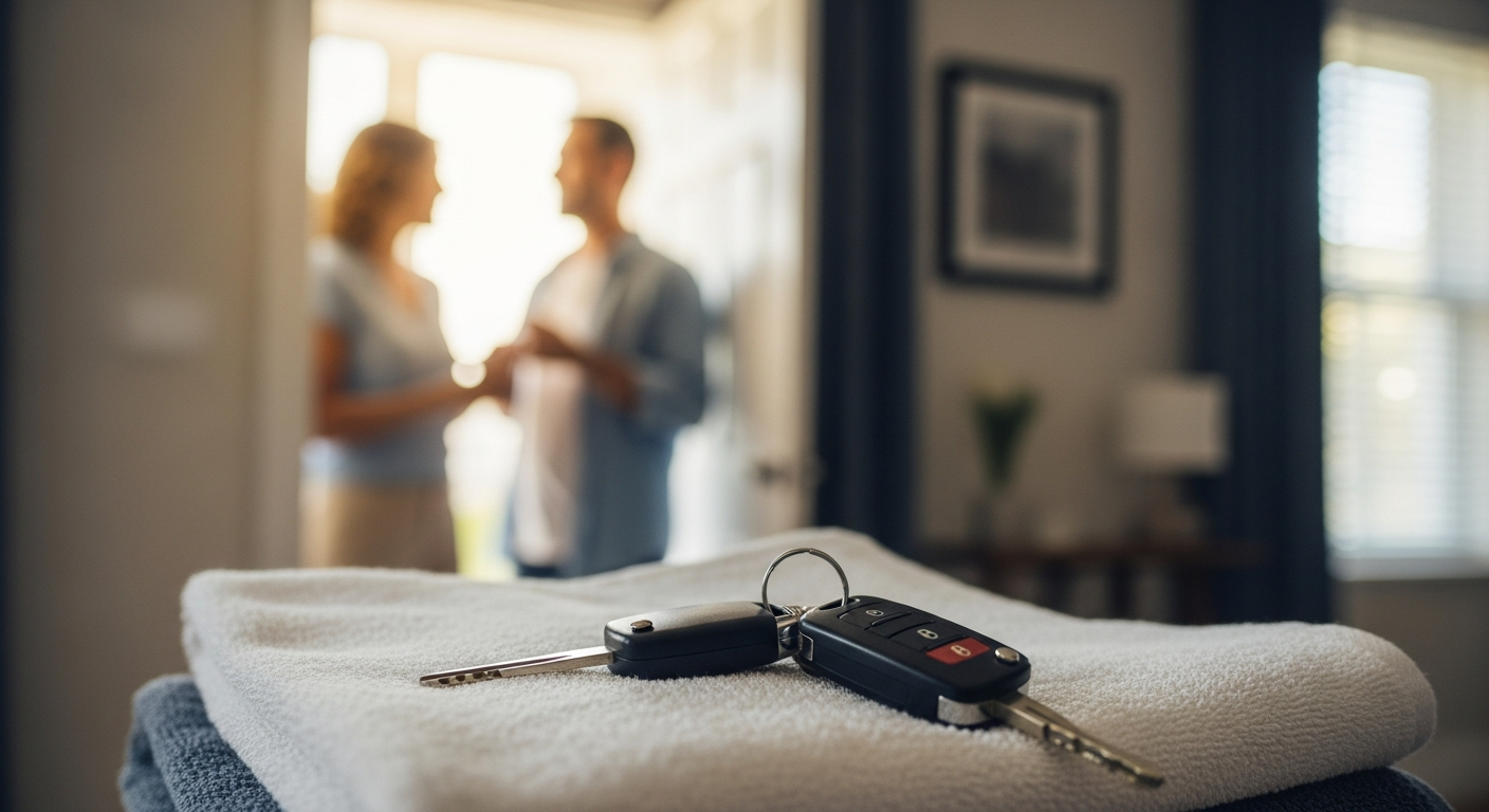 Lending your car to a house sitter
