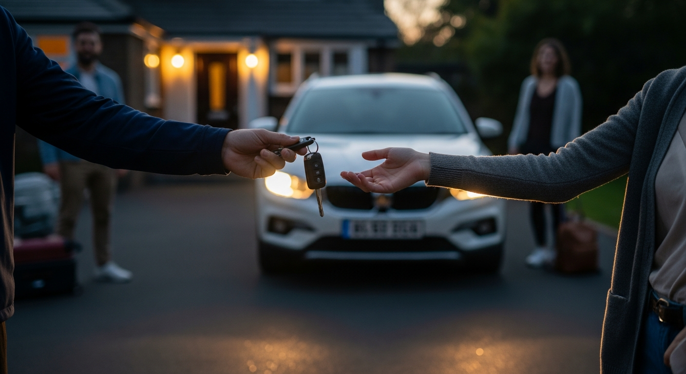 Lending your car to a house sitter