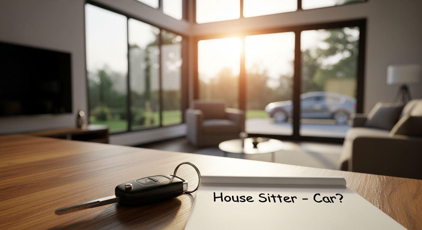 Lending your car to a house sitter
