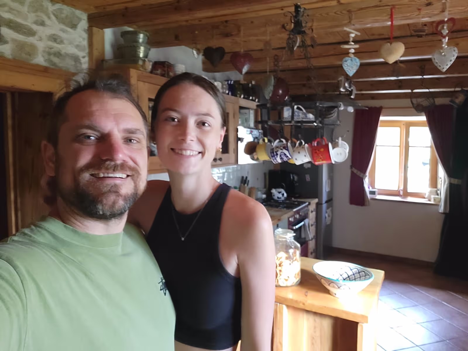 Konrad and Caro in Lullin