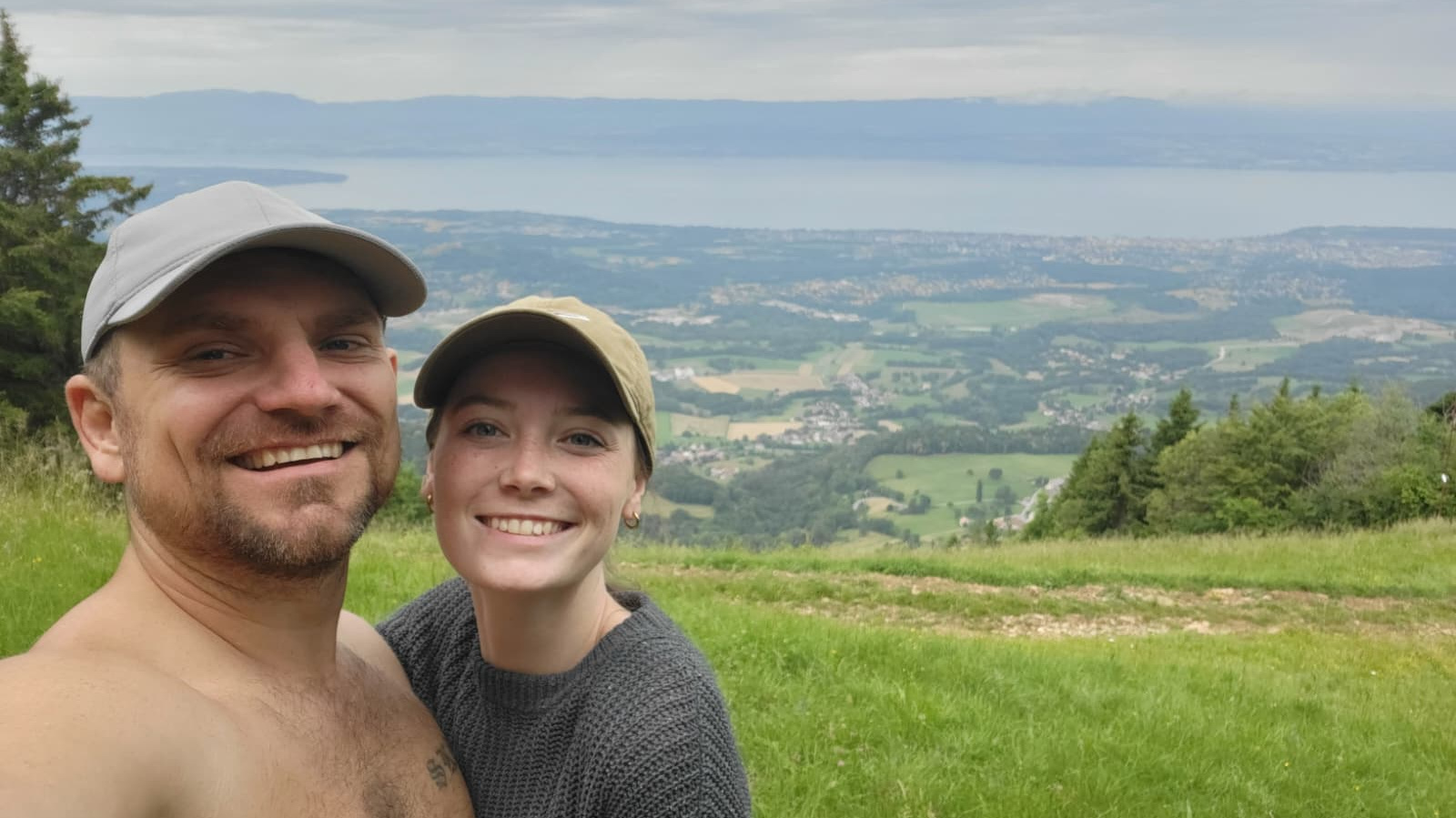 Konrad and Caro in Lullin Konrad and Caro in Lullin