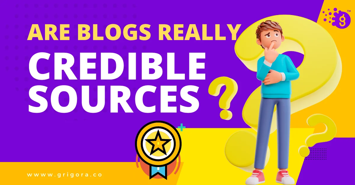 are blogs credible sources