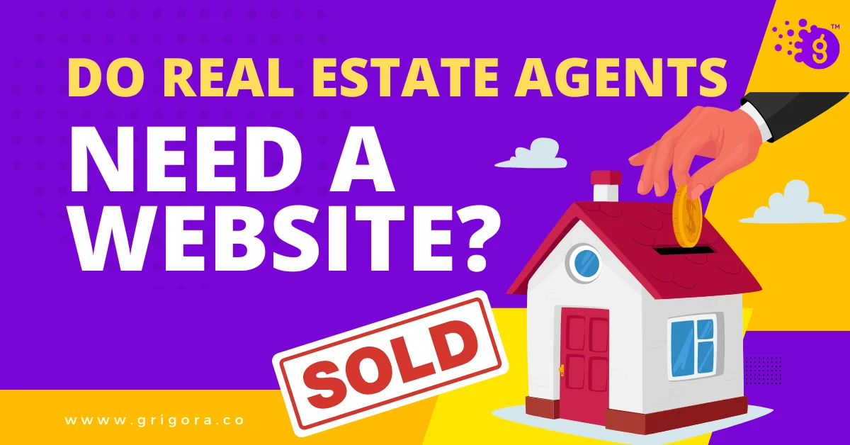 Can real estate agents have their own websites