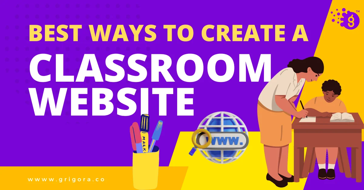 Create a classroom website