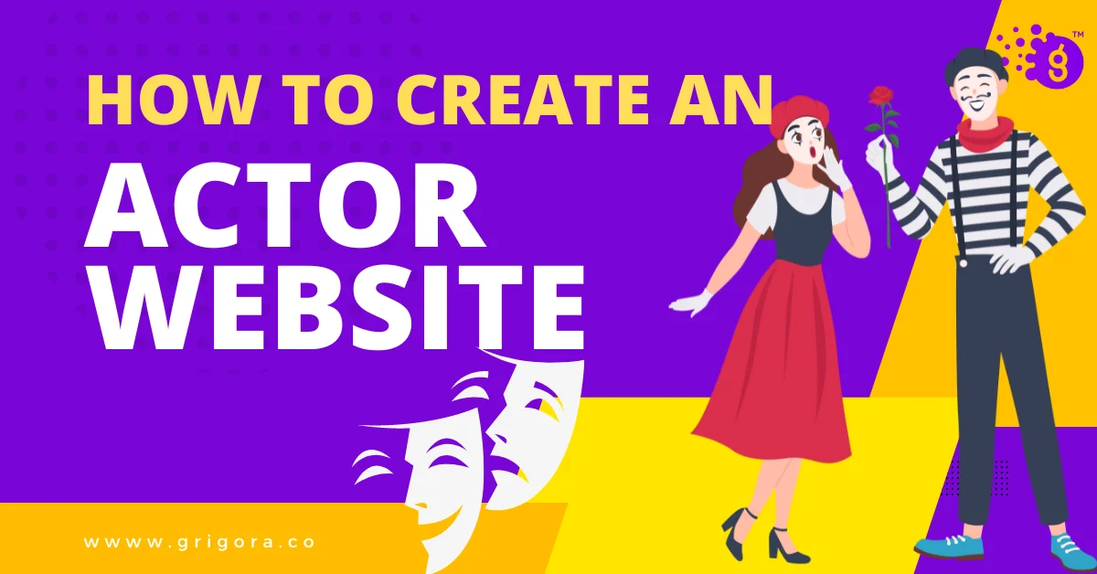 create an actor website