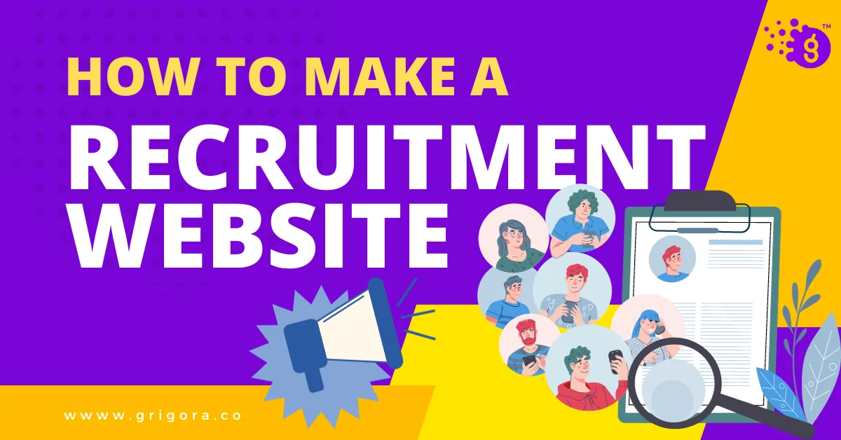 how to make a recruitment website