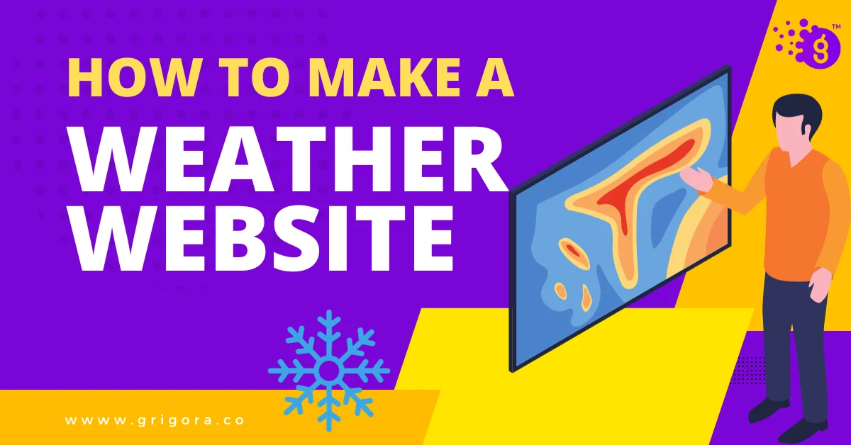 how to make a weather website