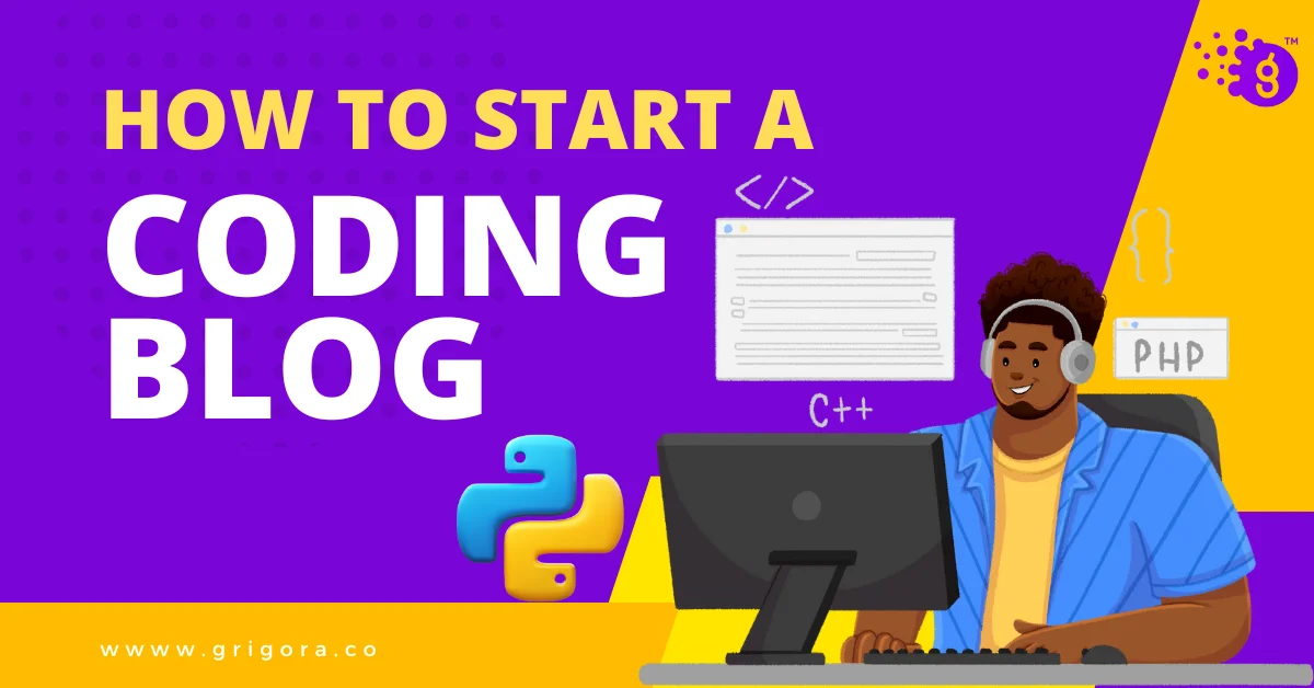 how to start a coding blog