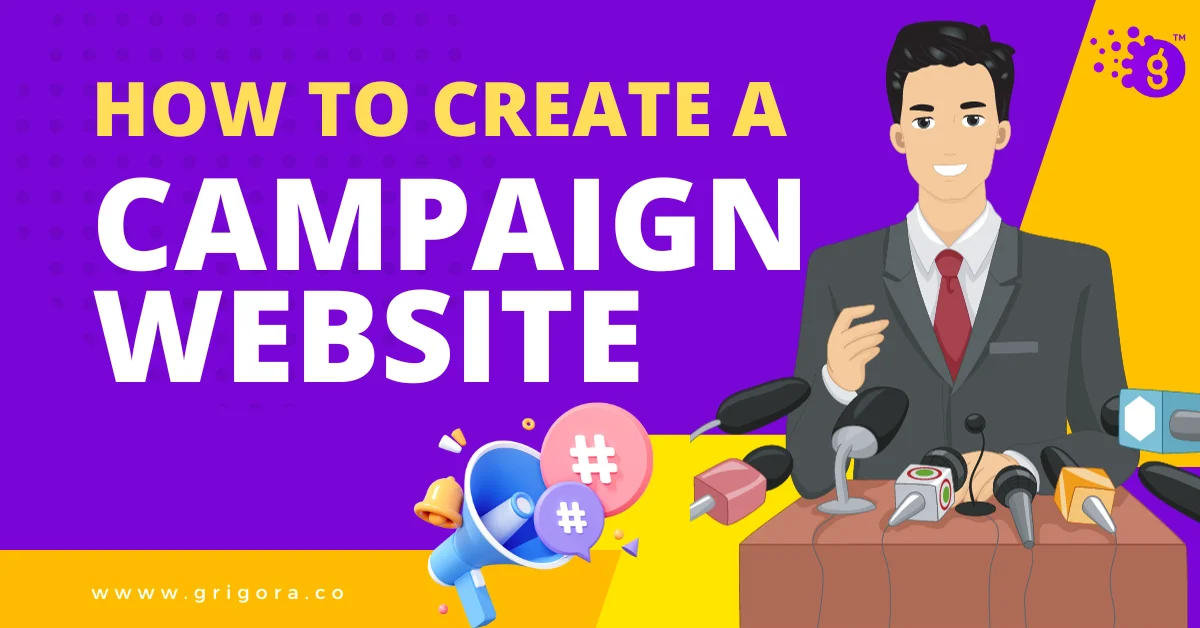 how to create a campaign website