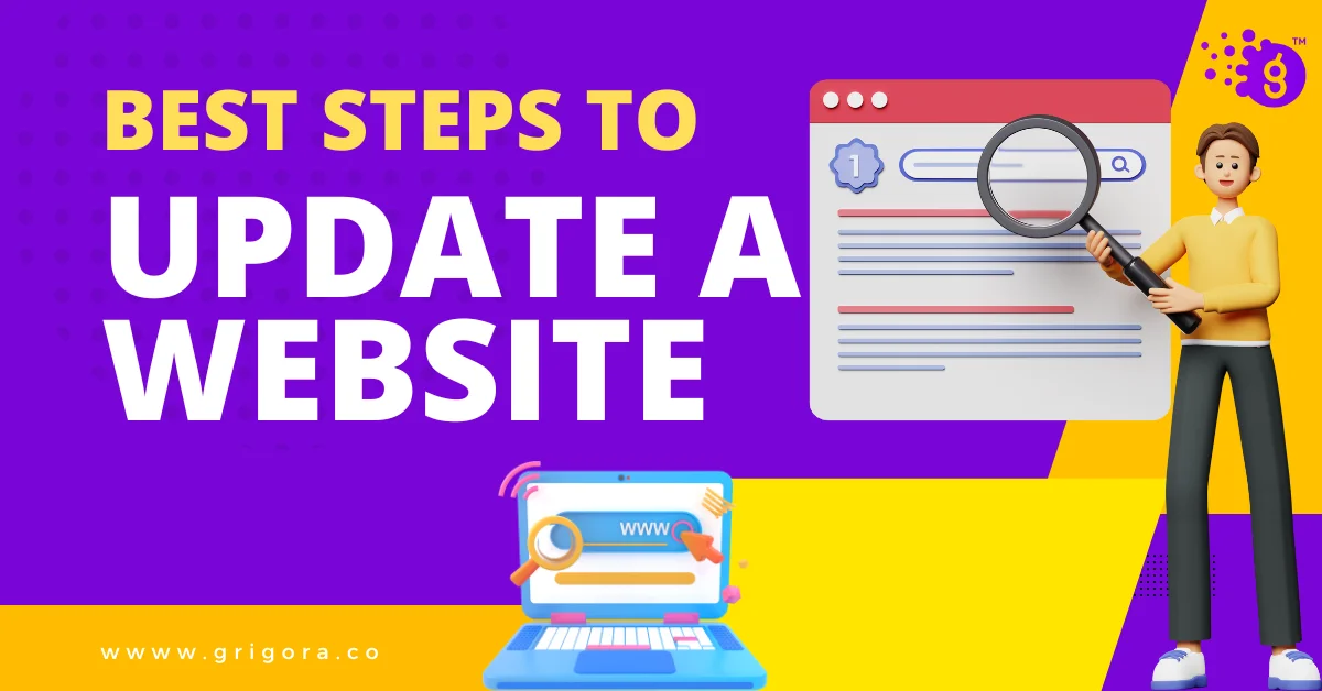 how to update a website