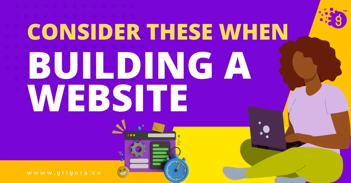 what to consider when building a website