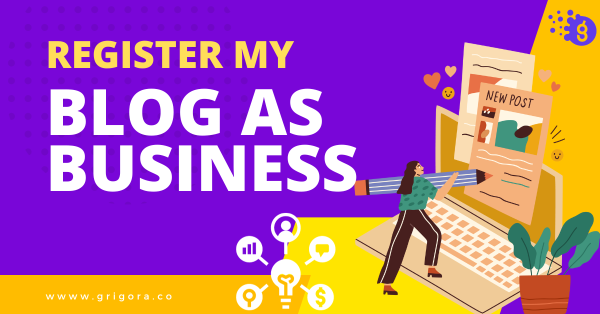 do i need to register my blog as a business