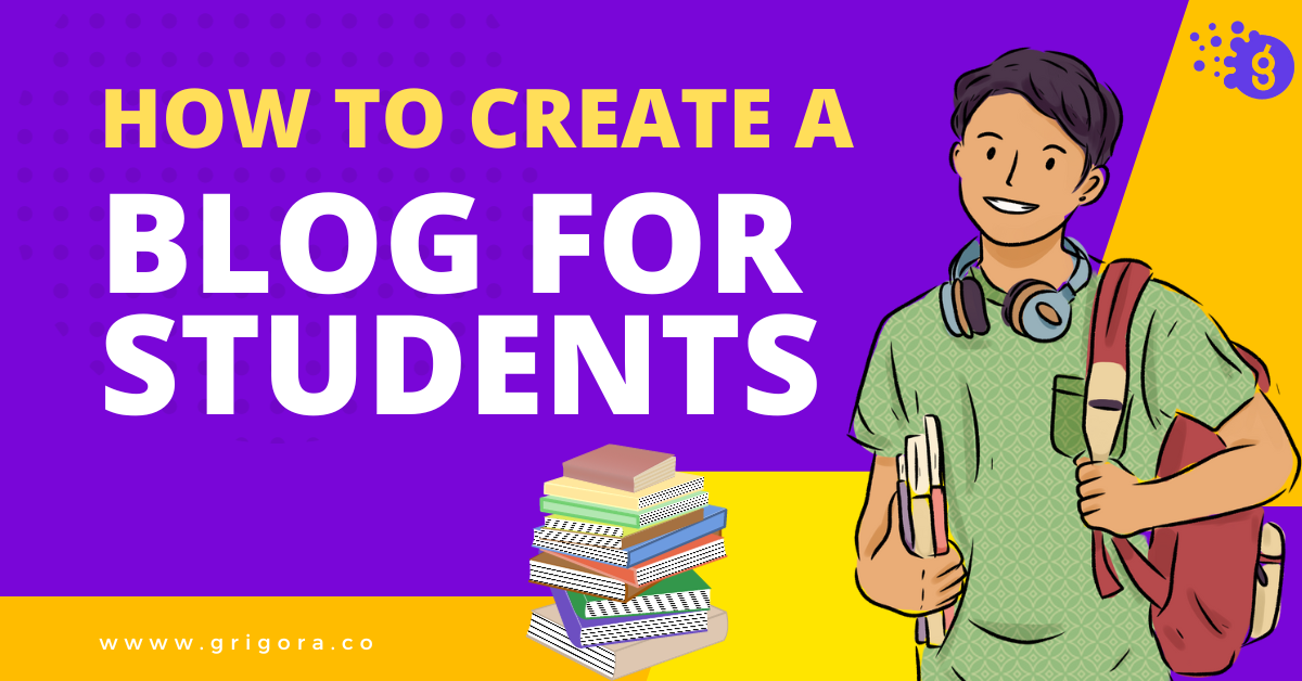 how to create a blog for students