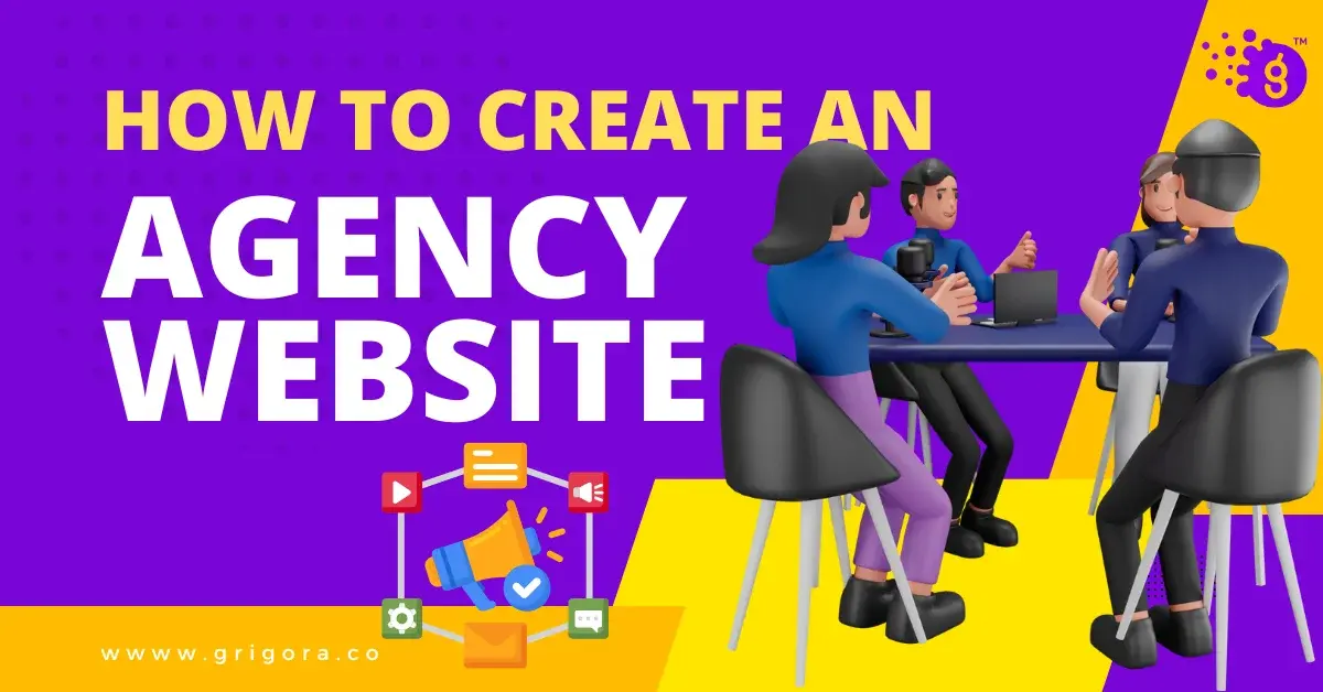 how to make an agency website