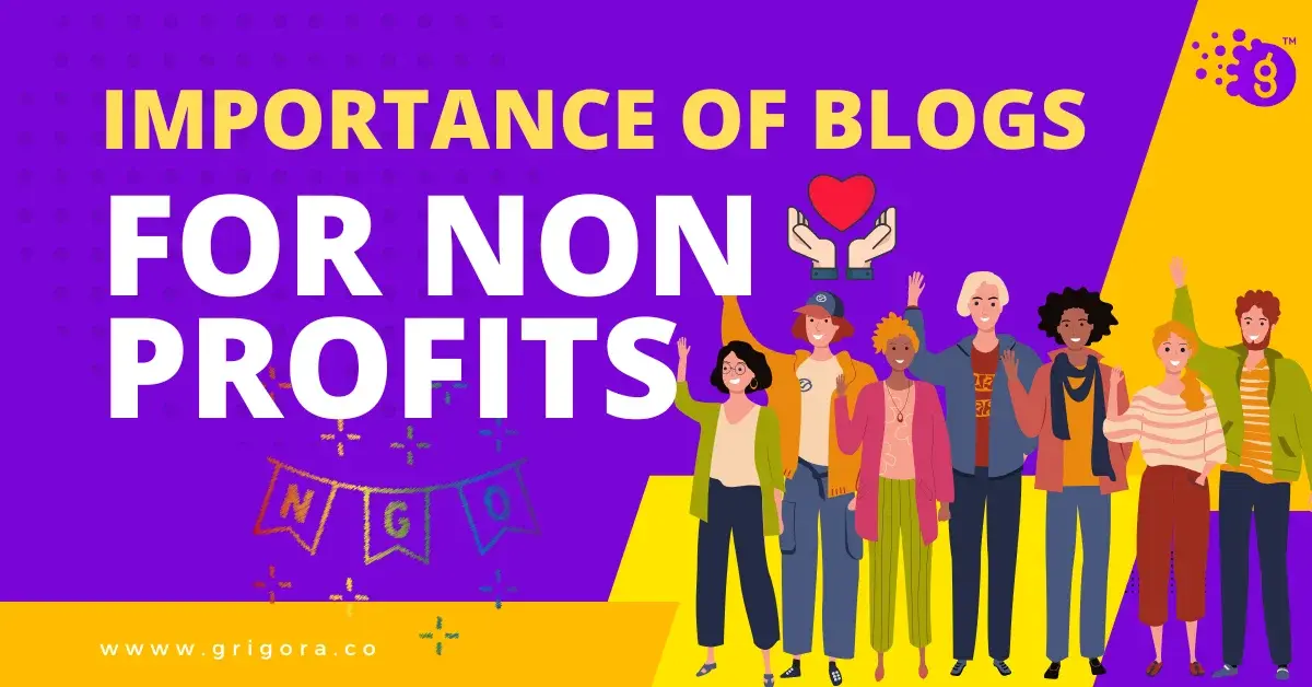 why do nonprofit agencies often include blogs on their websites
