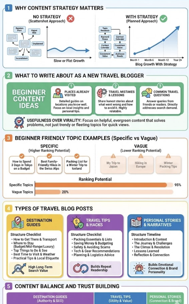 Travel Blog Content Strategy