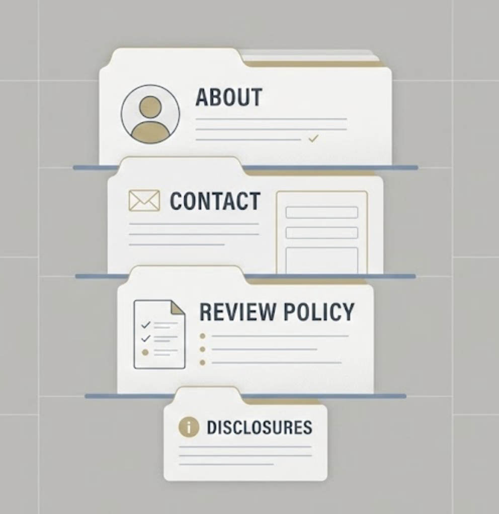 Essential Pages for a Book Blog