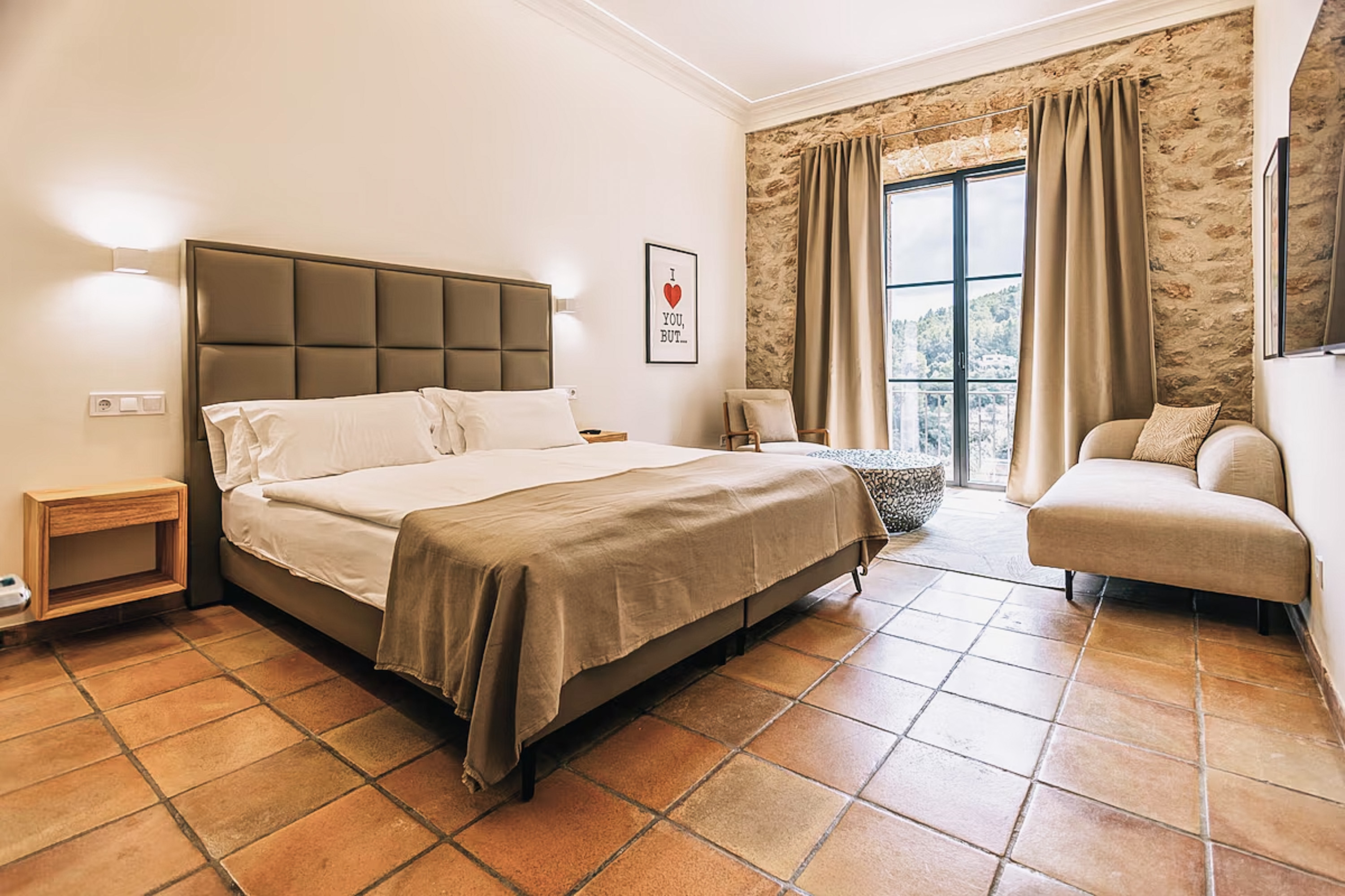 Modern spa-inspired bathroom with sleek fixtures and premium toiletries