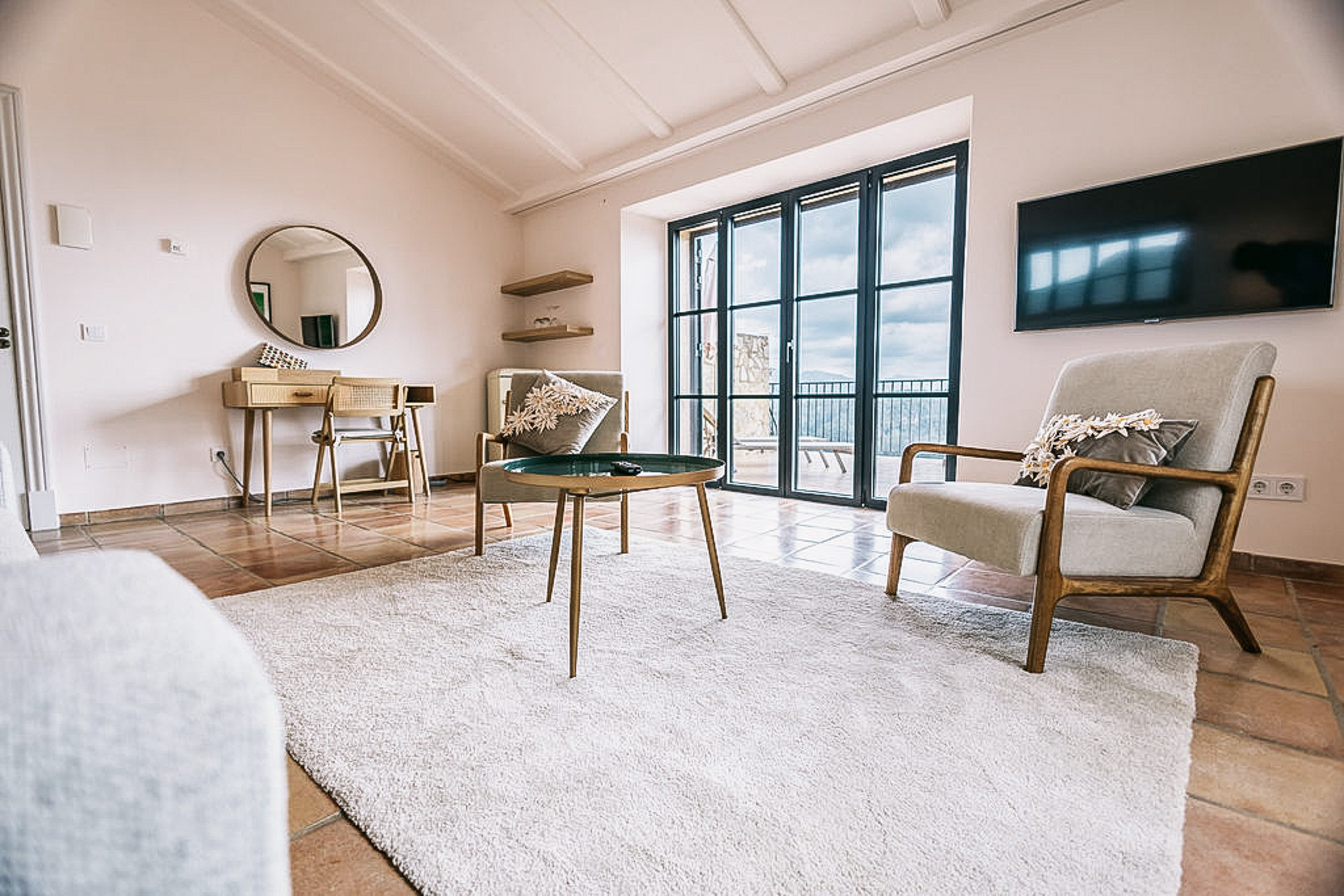 Expansive Two-Bedroom Suite with a large private balcony