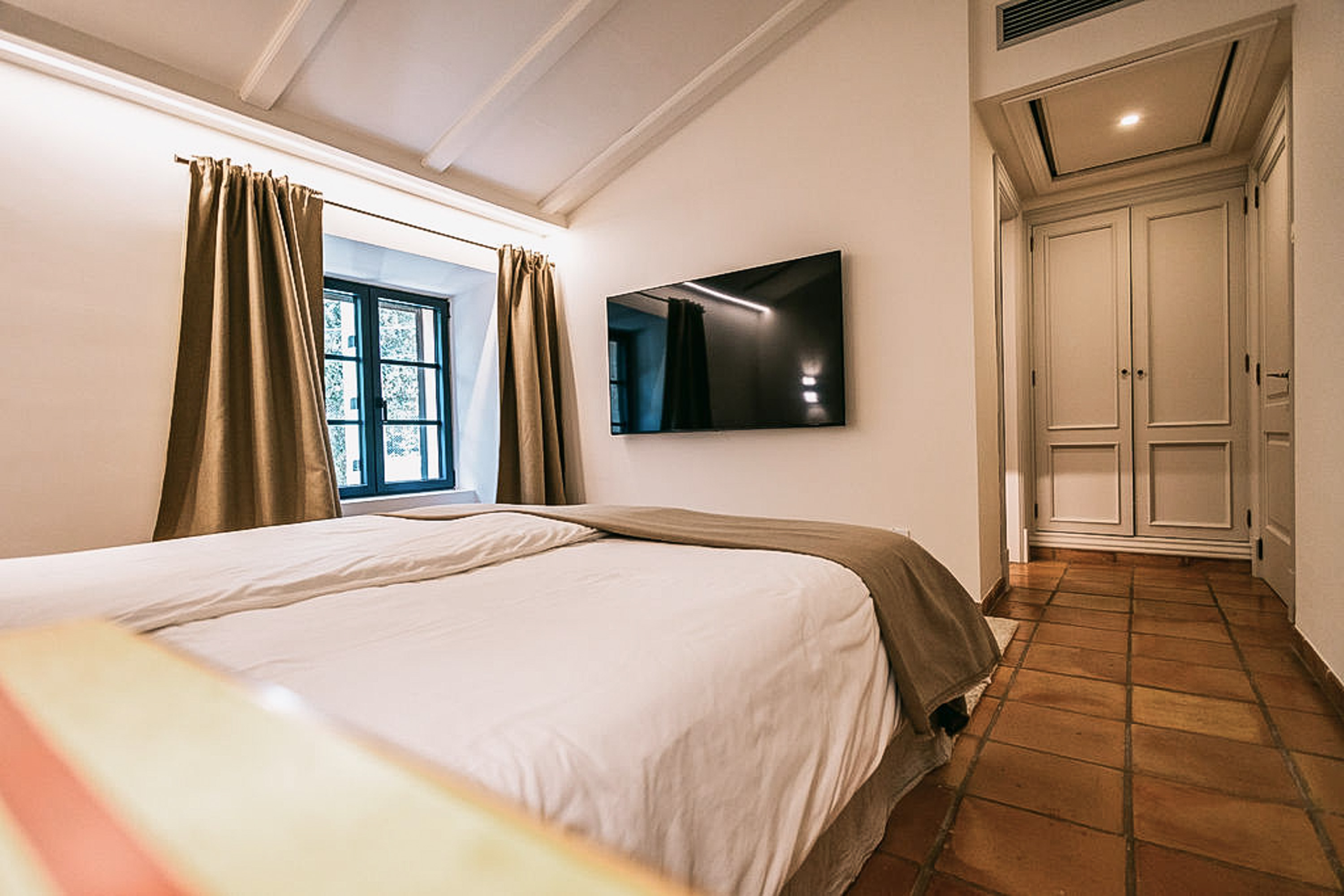 Modern spa-inspired bathroom with sleek fixtures and premium toiletries