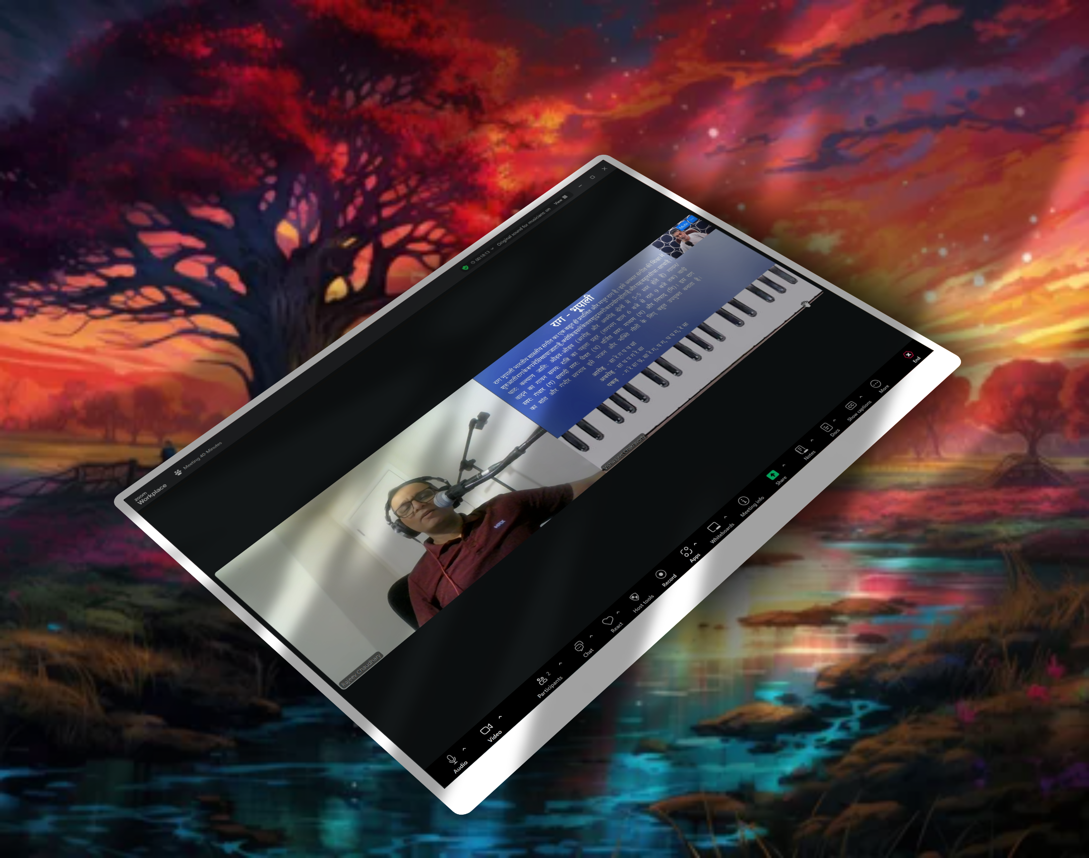 Live performance of 'Symphony of Echoes' album