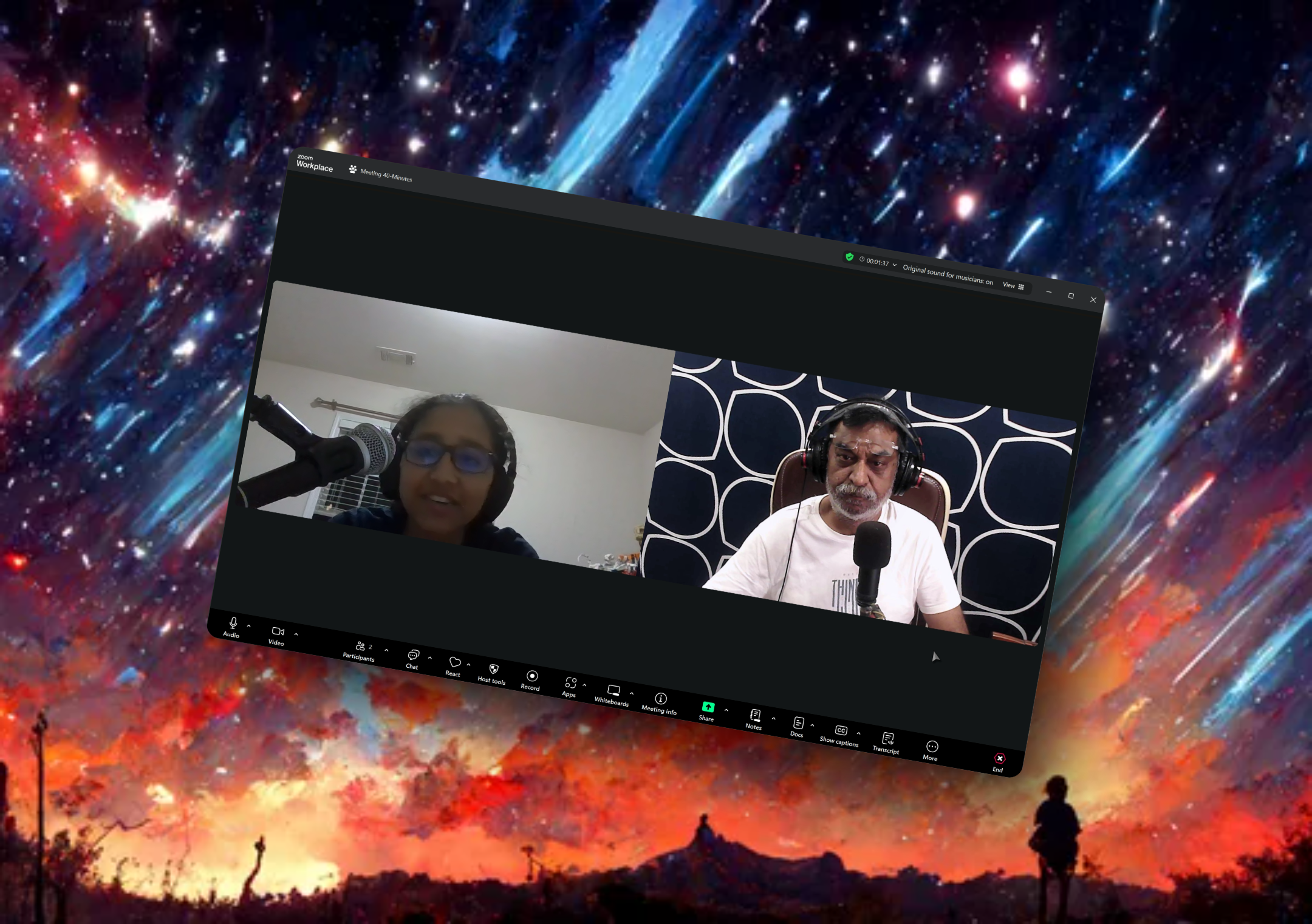 Student choir performing at 'Voices of Tomorrow' event