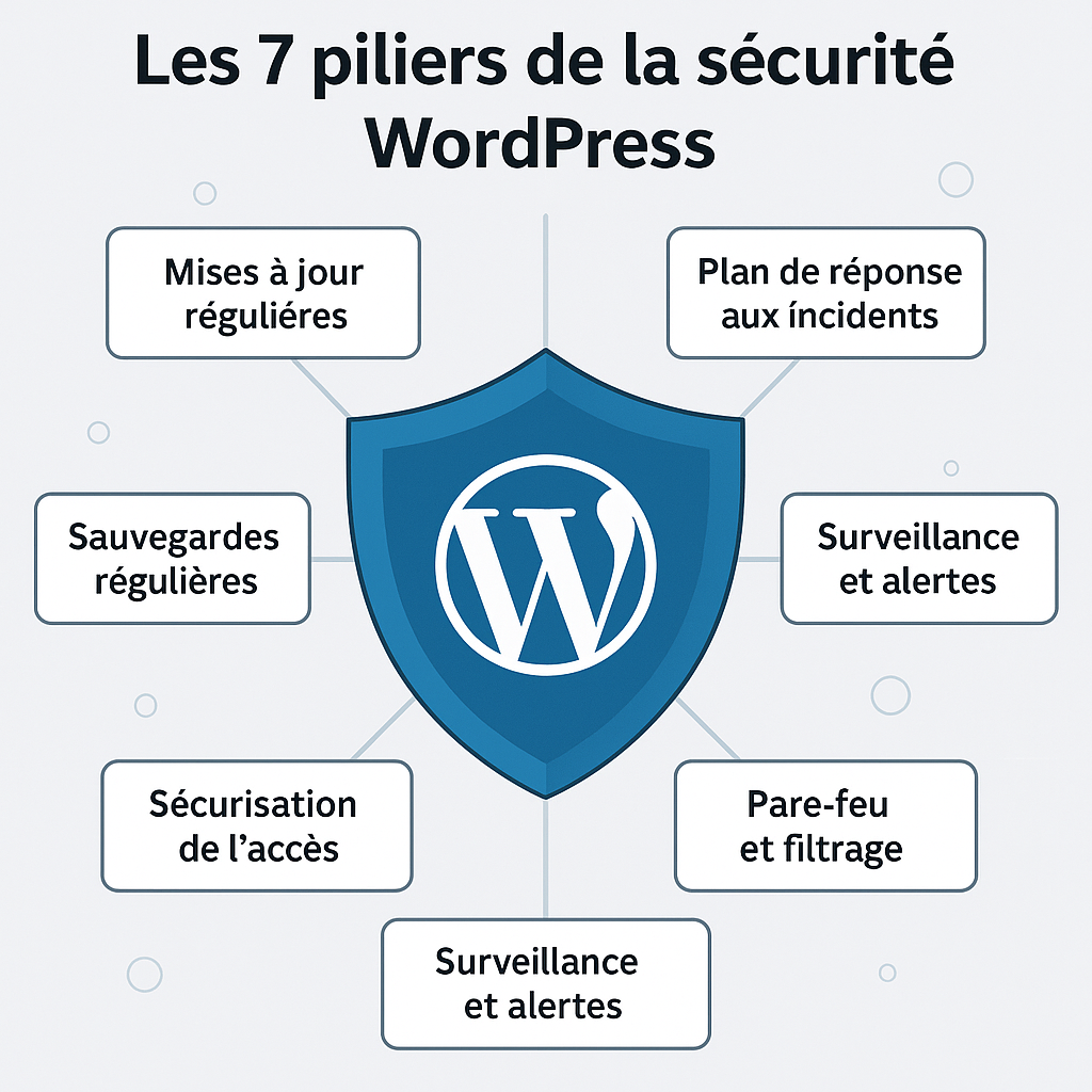 Les 7 piliers de la sécurité WordPress : prévention, détection et réaction